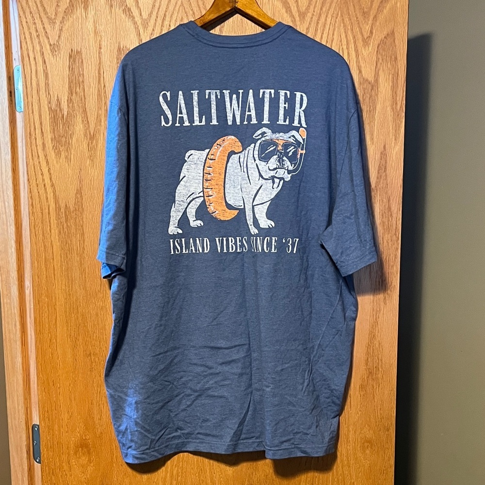 Izod Saltwater Graphic Tee in Blue - Picture 8 of 9